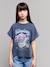 T-shirt manches courtes fille marine - vertbaudet enfant 