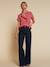 Damesblouse met volants oudroze - vertbaudet enfant 