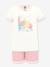 Pyjama short fille blanc - vertbaudet enfant 