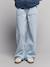 Pantalon large fille rayé rayé bleu - vertbaudet enfant 