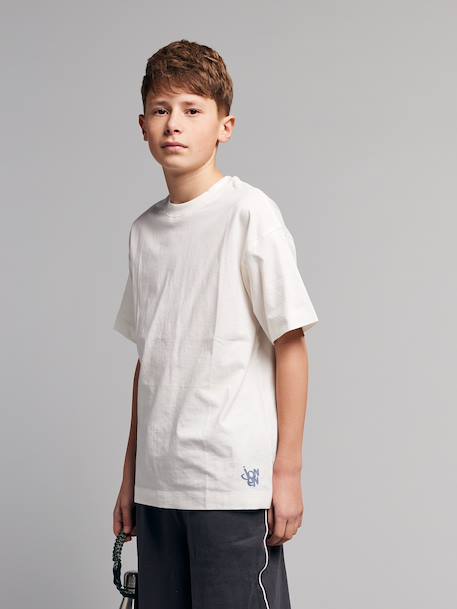Lot 2 T-shirt manches courtes bleu grisé - vertbaudet enfant 