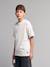 Lot 2 T-shirt manches courtes bleu grisé - vertbaudet enfant 