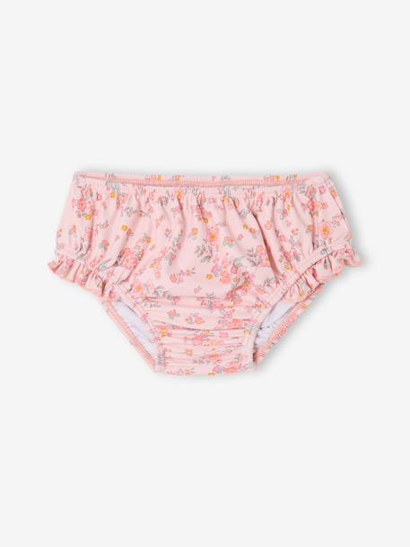 Anti-uv badpak 3-delig roze (poederkleur) - vertbaudet enfant 
