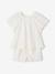 2-delige set met short voor meisjes Ella Happy Time wit - vertbaudet enfant 