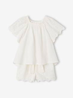 -Ensemble 2 pièces short fille Ella Happy Time