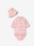Anti-uv badpak 3-delig roze (poederkleur) - vertbaudet enfant 