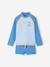 Ensemble manches longues short anti UV bleu azur - vertbaudet enfant 