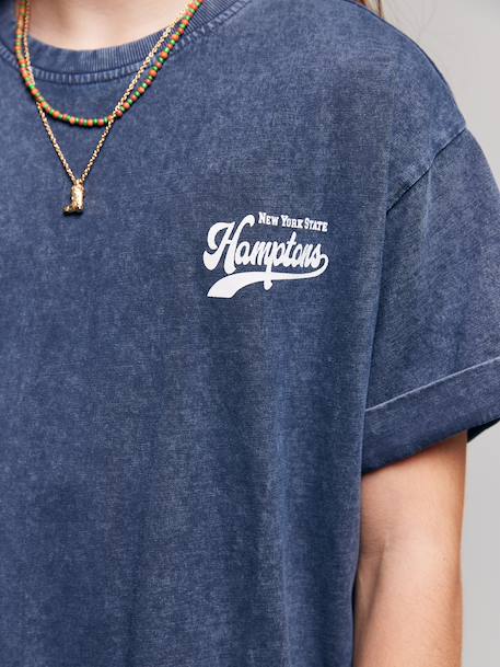 Robe T-shirt marine - vertbaudet enfant 