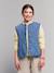 Denim jas zonder mouwen middenblauw - vertbaudet enfant 