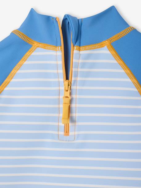 Ensemble manches longues short anti UV bleu azur - vertbaudet enfant 