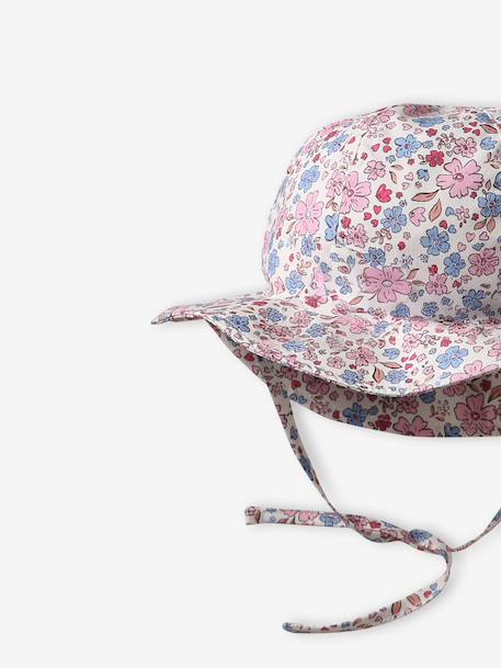 Pakje baby meisje katoen met bloemenprint ecru - vertbaudet enfant 