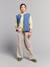 Veste sans manches denim bleu moyen - vertbaudet enfant 
