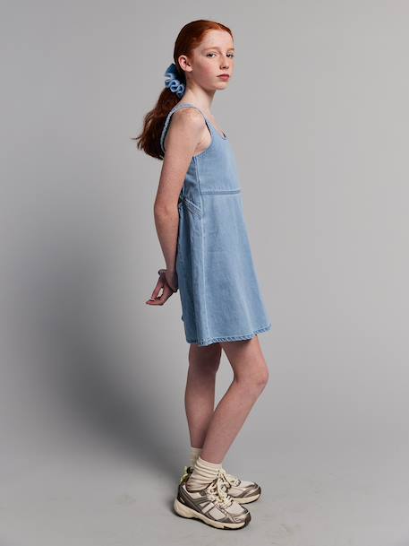 Robe ouverture dos bleu clair - vertbaudet enfant 