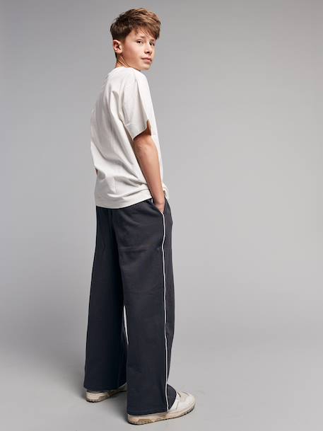 Pantalon large jogging anthracite - vertbaudet enfant 