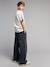 Pantalon large jogging anthracite - vertbaudet enfant 