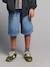 Lange denim bermuda double stone - vertbaudet enfant 