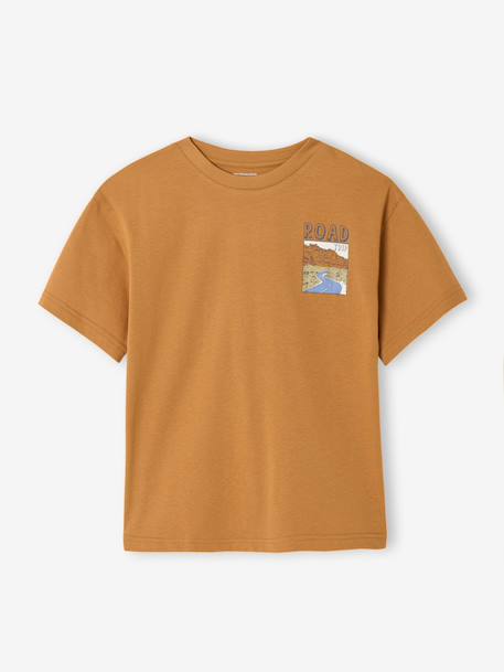 T-shirt à motif manches courtes garçon orange - vertbaudet enfant 
