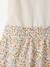 Meisjesjurk met 2-in-1 effect beige+ecru+indigoblauw+lichtroze+roze, gestreept - vertbaudet enfant 