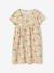 Ensemble fille robe + gilet mauve+rose imprimé - vertbaudet enfant 