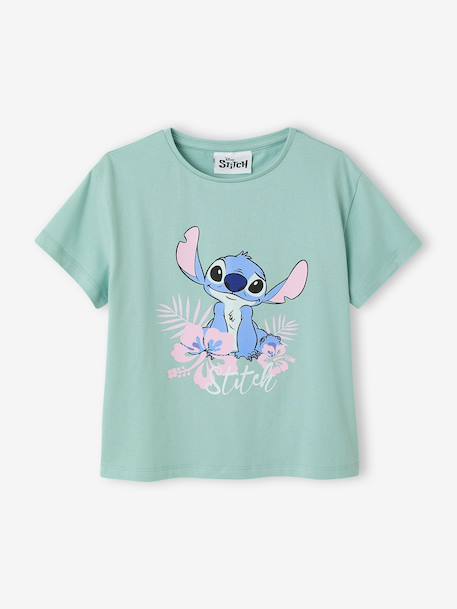 Fille-T-shirt, sous-pull-T-shirt manches courtes Lilo & Stitch