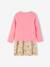 Ensemble fille robe + gilet mauve+rose imprimé - vertbaudet enfant 