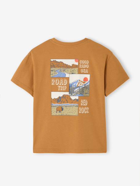 T-shirt à motif manches courtes garçon orange - vertbaudet enfant 