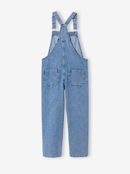 Salopette fille denim bleu clair - vertbaudet enfant 