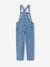 Salopette fille denim bleu clair - vertbaudet enfant 