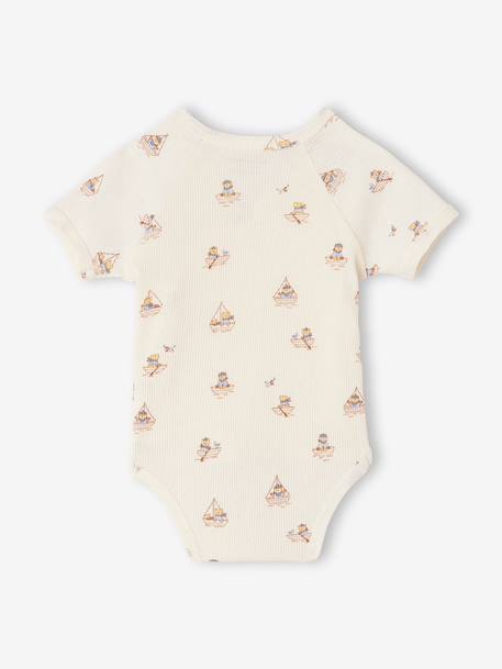 Lot 3 bodies bébé garçon coton bio rouge - vertbaudet enfant 