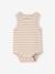 Lot 3 bodies bébé sans manches coton bio bleu - vertbaudet enfant 