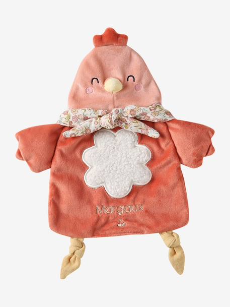 Valisette doudou personnalisable cocotte orange - vertbaudet enfant 