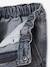 Bermuda skateur denim bleached+denim gris - vertbaudet enfant 