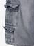 Bermuda in skatestijl JONEN denimgrijs+gebleekt denim - vertbaudet enfant 