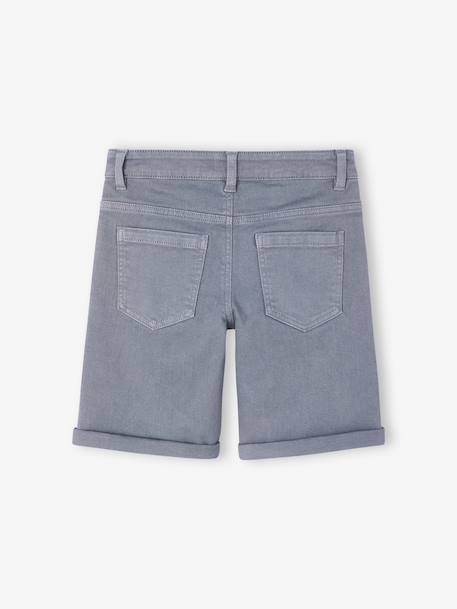 Bermuda garçon 5 poches argile+bleu grisé+terracotta+vert émeraude - vertbaudet enfant 