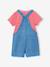 Ensemble salopette t-shirt bleu moyen - vertbaudet enfant 