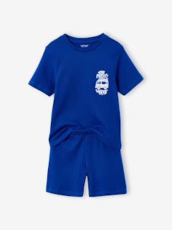 -Pyjashort garçon côtelé