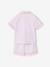 Pyjamashort met korte mouwen om te personaliseren lila - vertbaudet enfant 