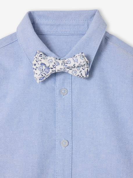 Chemise manches longues nœud papillon bleu ciel - vertbaudet enfant 