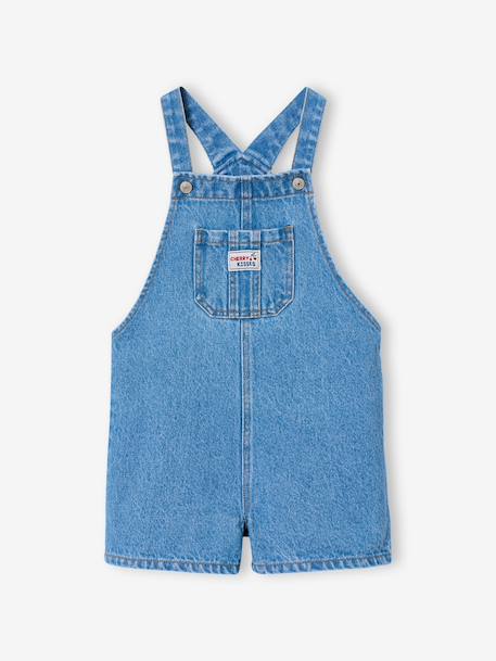 Ensemble salopette t-shirt bleu moyen - vertbaudet enfant 