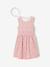 Ensemble 3 pièces robe cardigan serre tête rose pâle - vertbaudet enfant 