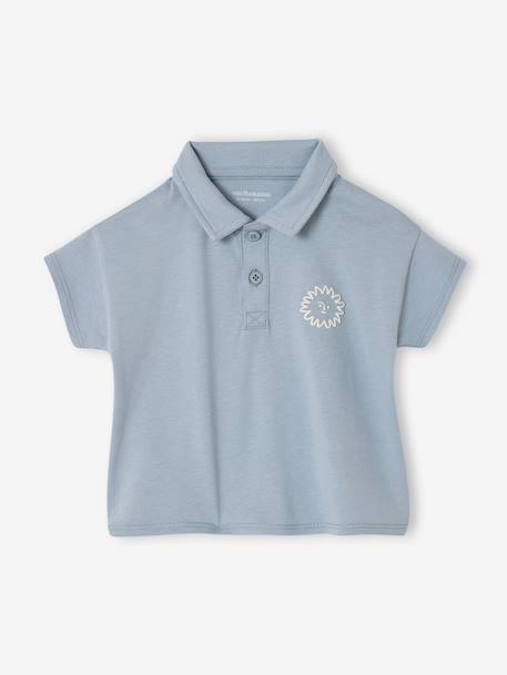 Ensemble polo pantalon bébé garçon rayé bleu - vertbaudet enfant 