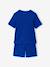Geribbelde pyjamashort voor jongens felblauw - vertbaudet enfant 