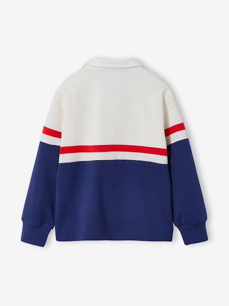 Sweater met polokraag en lange mouwen inktblauw - vertbaudet enfant 