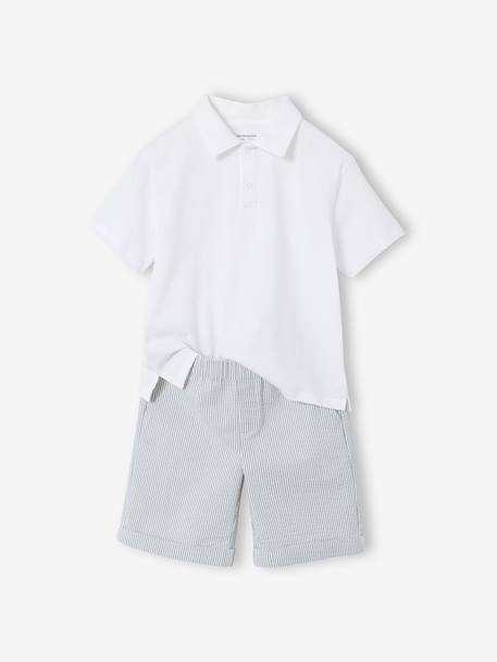 Garçon-Ensemble short polo garçon 