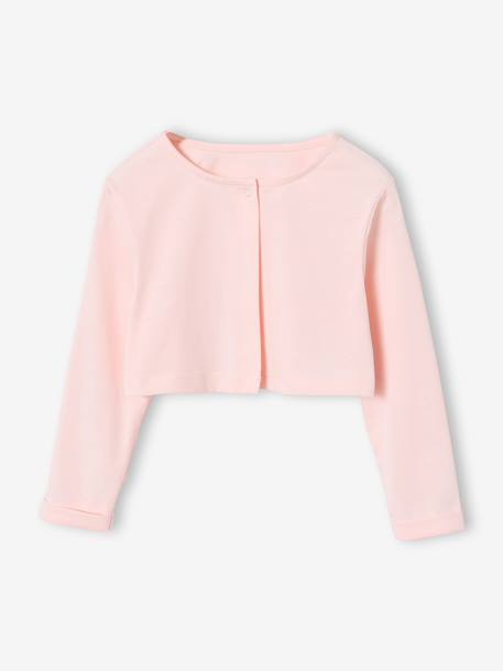 Ensemble 3 pièces robe cardigan serre tête rose pâle - vertbaudet enfant 