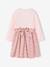 Ensemble 3 pièces robe cardigan serre tête rose pâle - vertbaudet enfant 