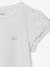 T-shirt met korte mouwen voor meisjes ecru - vertbaudet enfant 