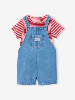 -Ensemble salopette t-shirt 