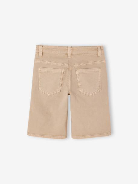Bermuda garçon 5 poches argile+bleu grisé+terracotta+vert émeraude - vertbaudet enfant 