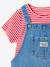 Ensemble salopette t-shirt bleu moyen - vertbaudet enfant 